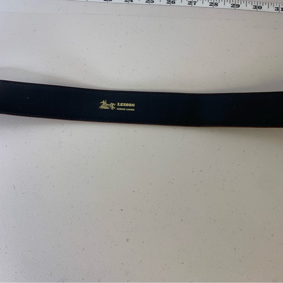 Y2K Coquette Boho Brown Genuine Leather Belt Size In the Picture - Picture 10 of 13